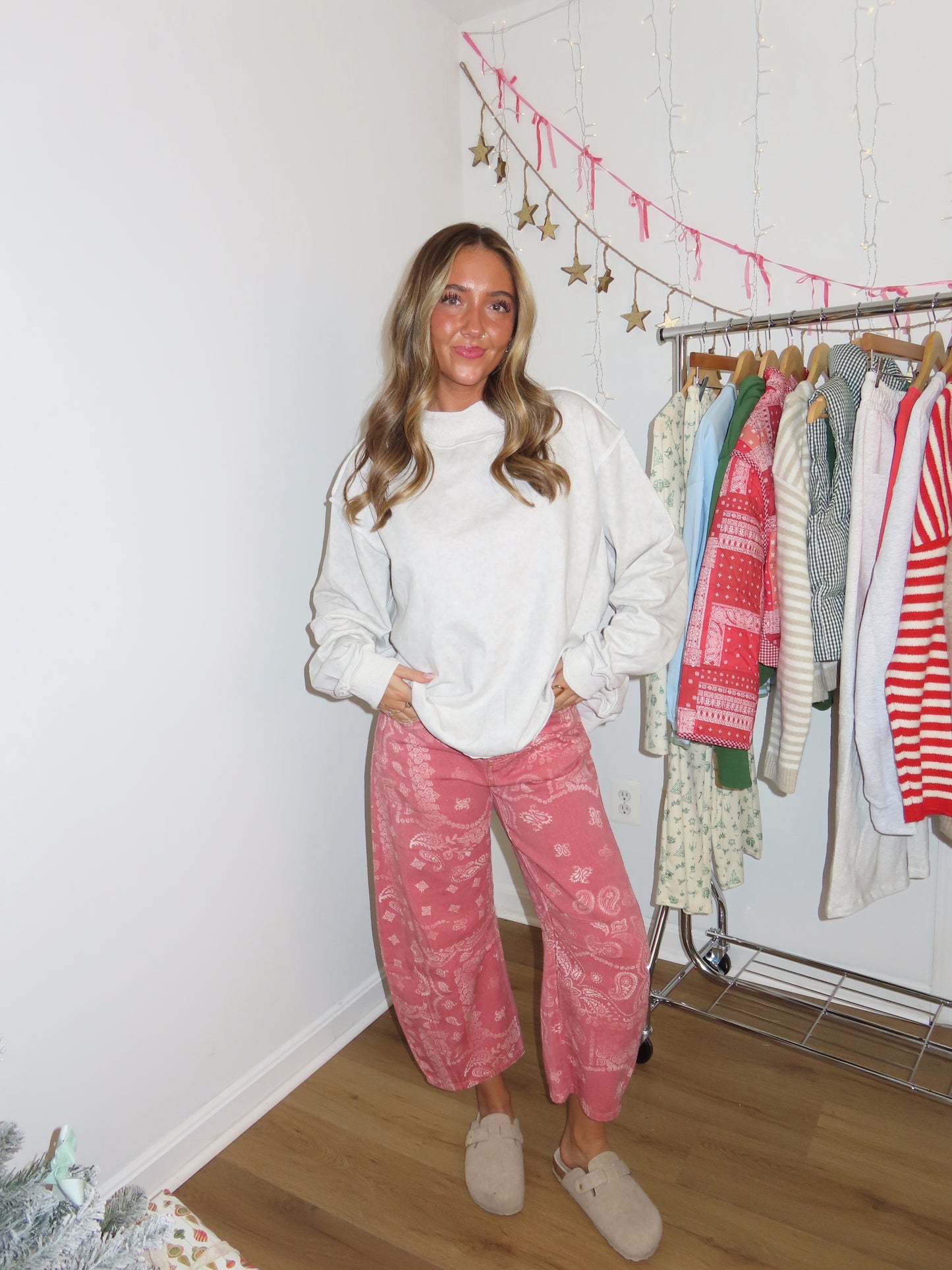 Paisley Barrel Jeans