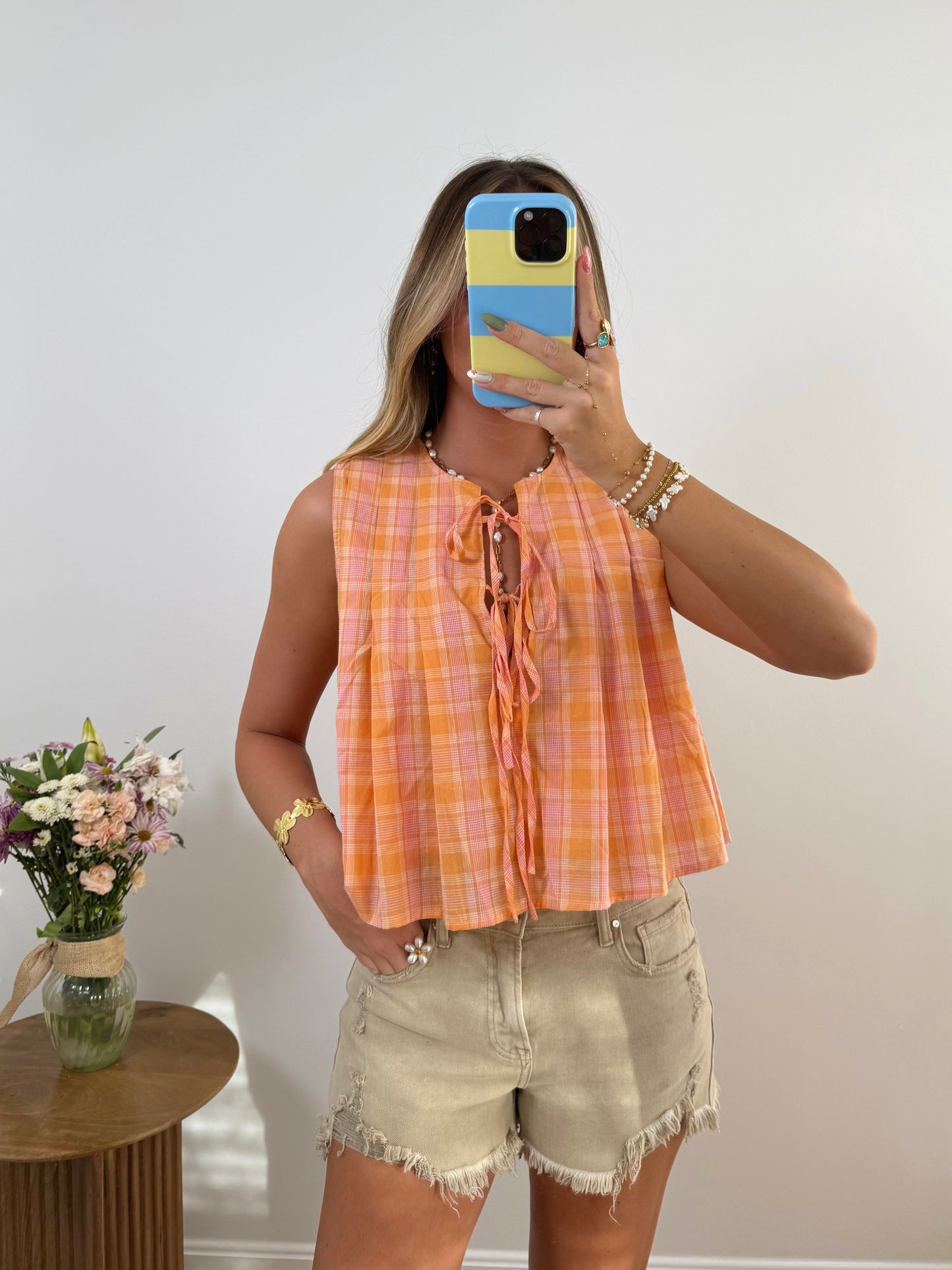 Starburst Tie Fromt Top