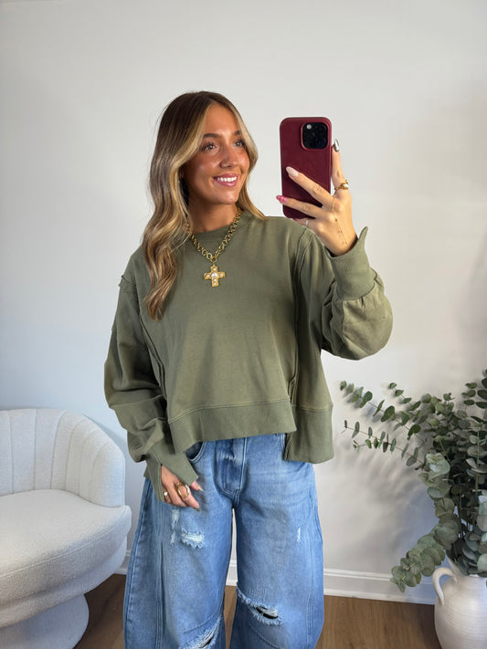 Olive Pullover