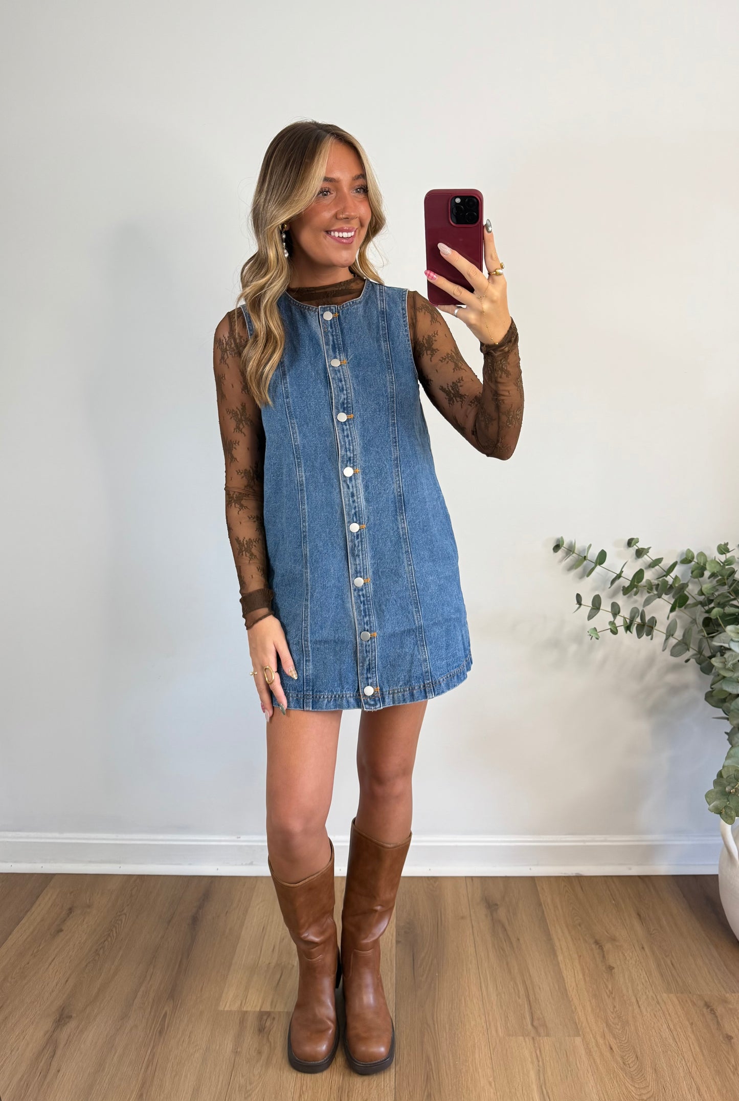 Falling For Denim Dress