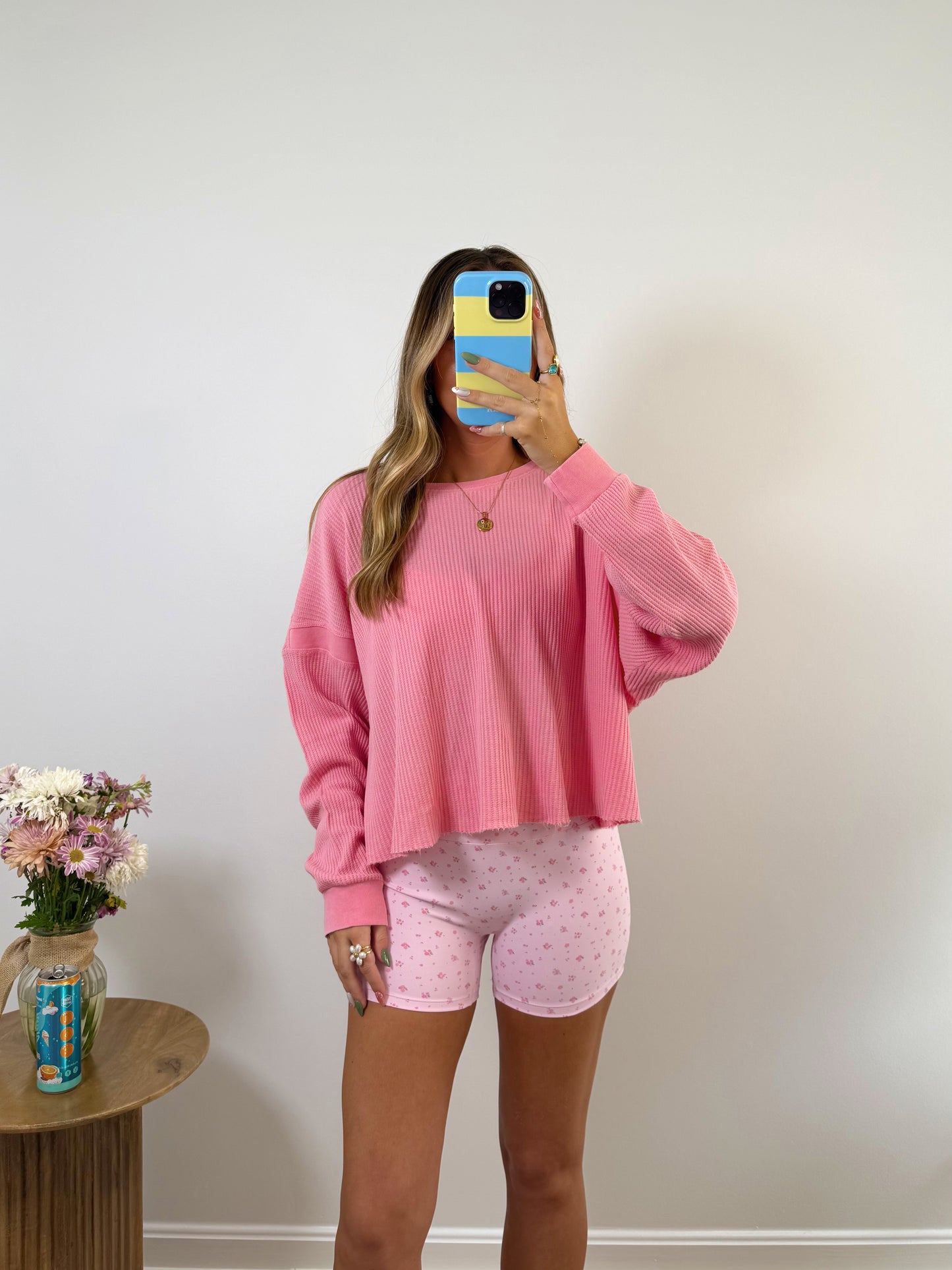 Sweet Motion Open Back Knit Top