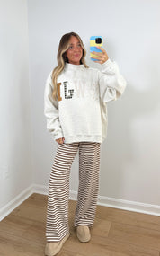 Mocha Stripe Pants