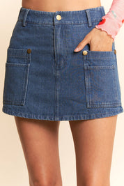 Denim Skort