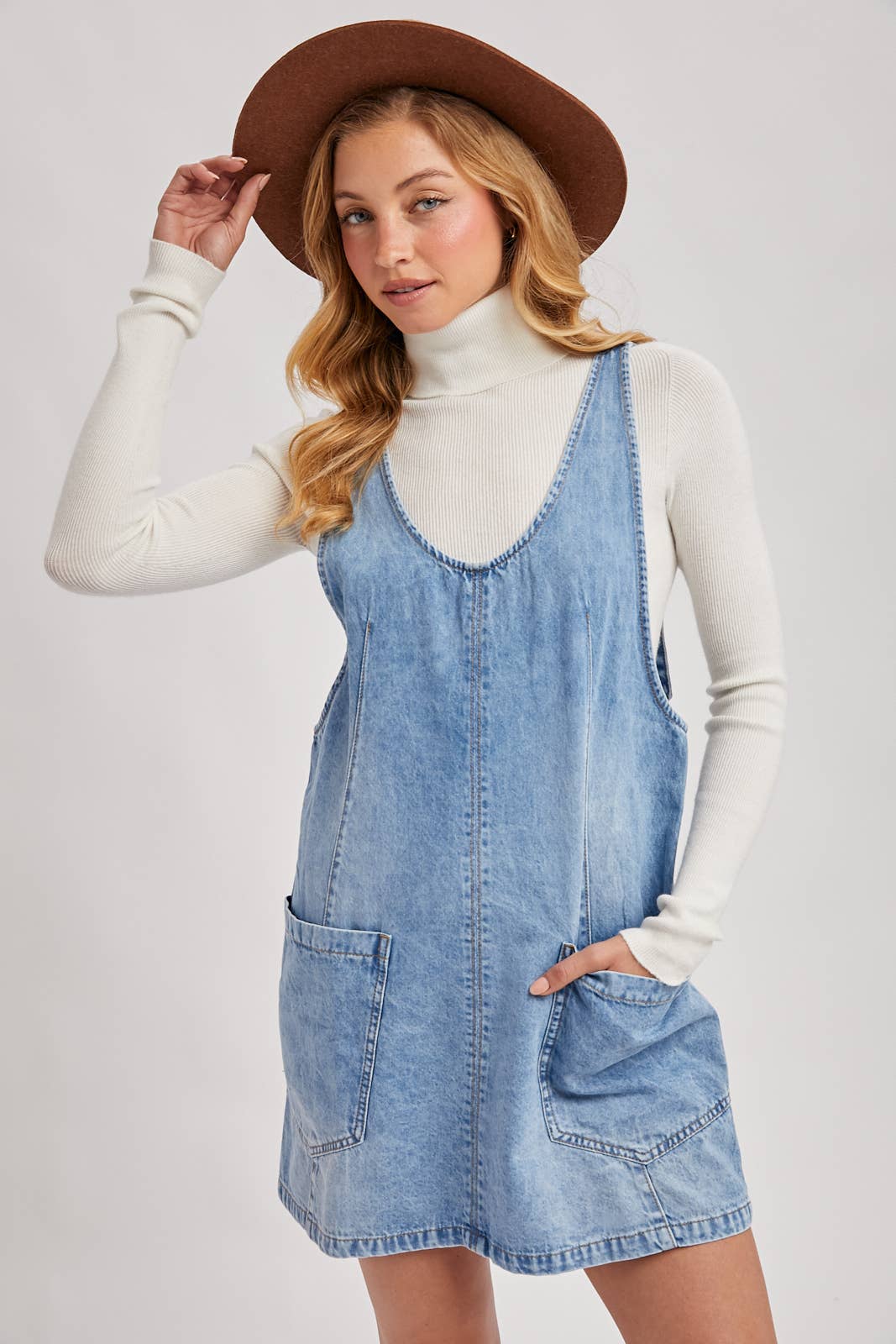 Vintage Skies Overall Dress