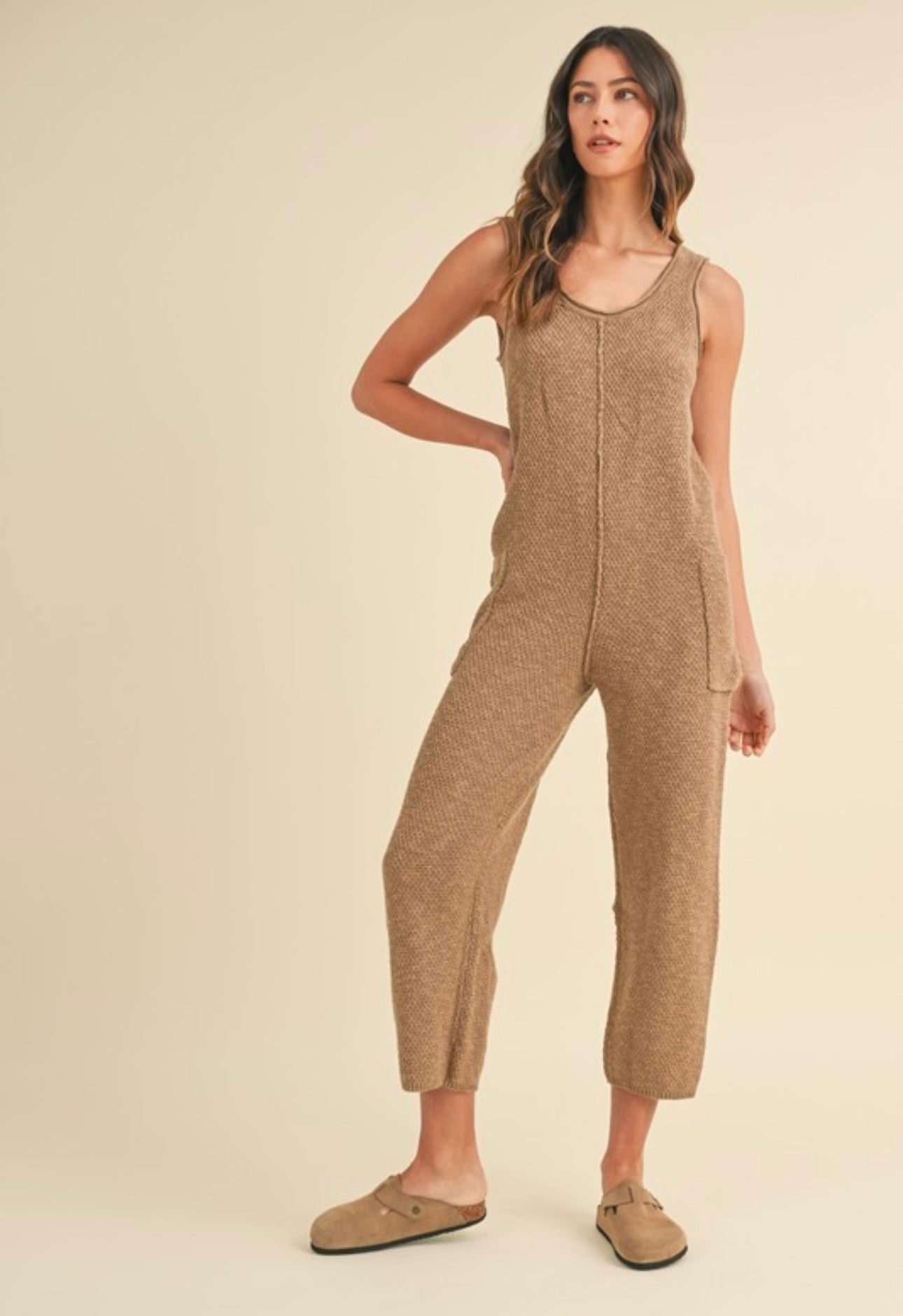 Mocha Jumpsuit