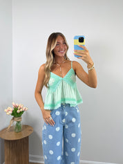 Delilah Tank- Mint