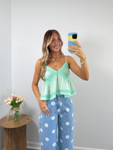 Delilah Tank- Mint