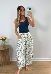Floral Barrel Sweats