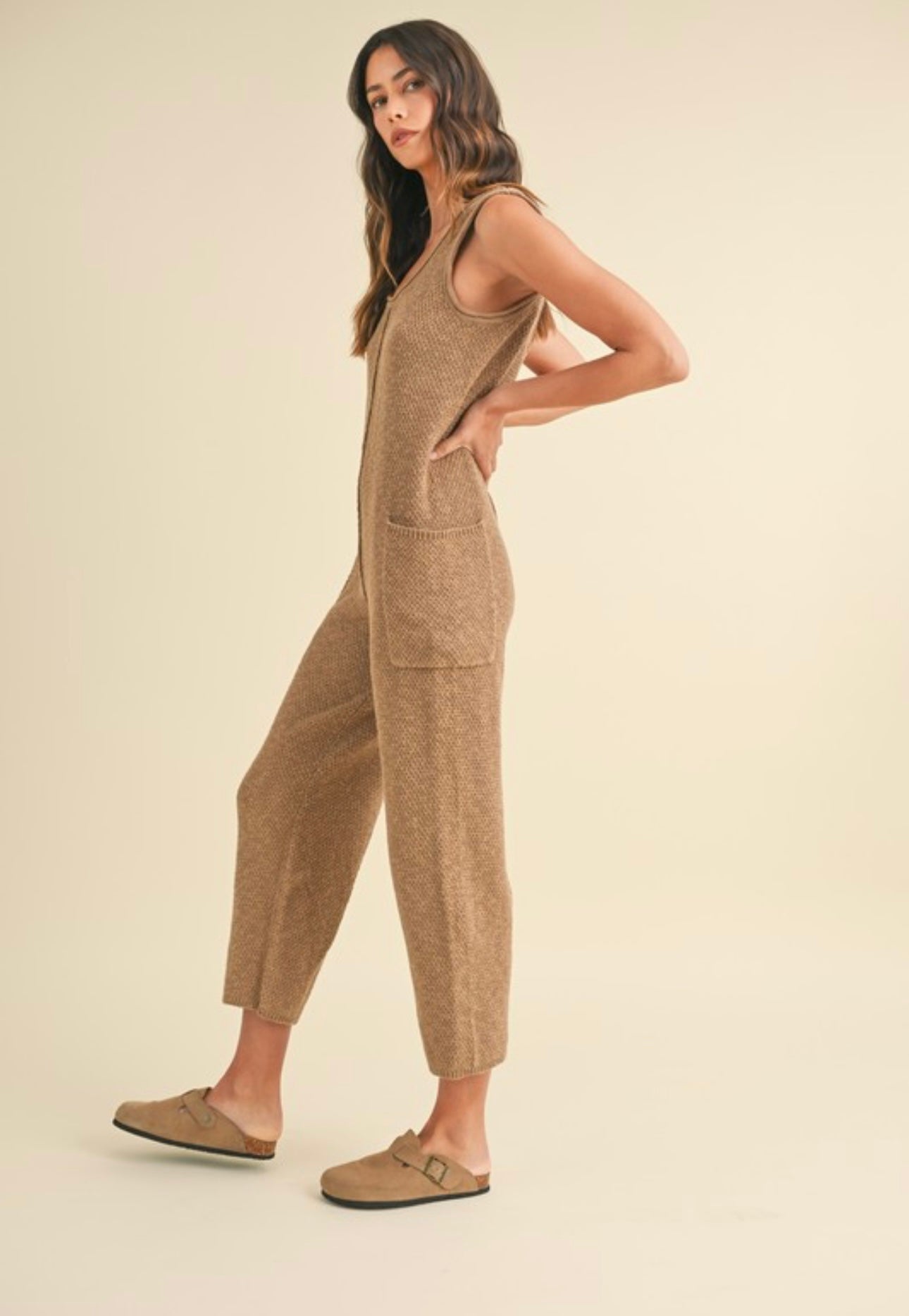 Mocha Jumpsuit