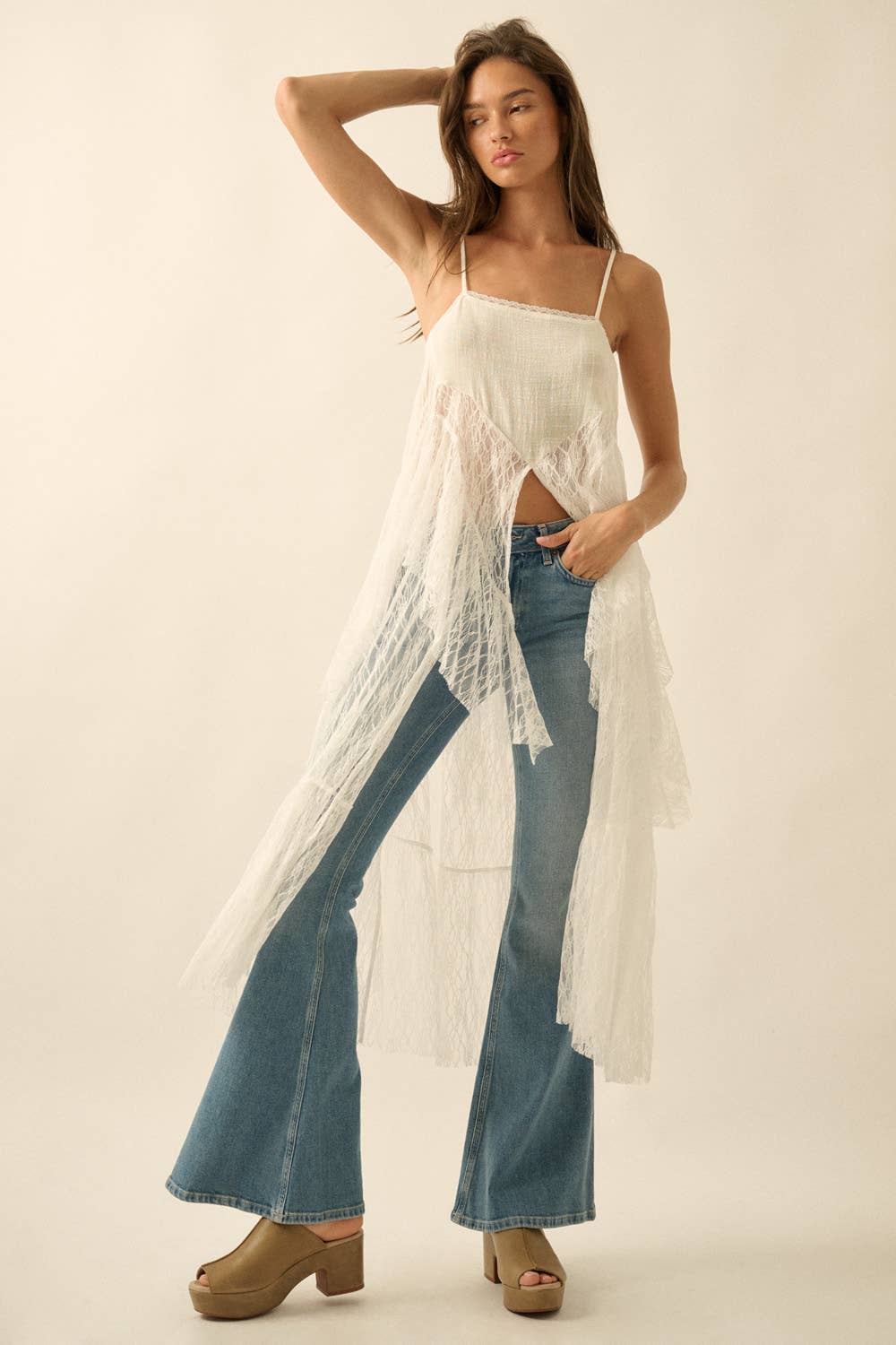 Freebird Lace Maxi Top