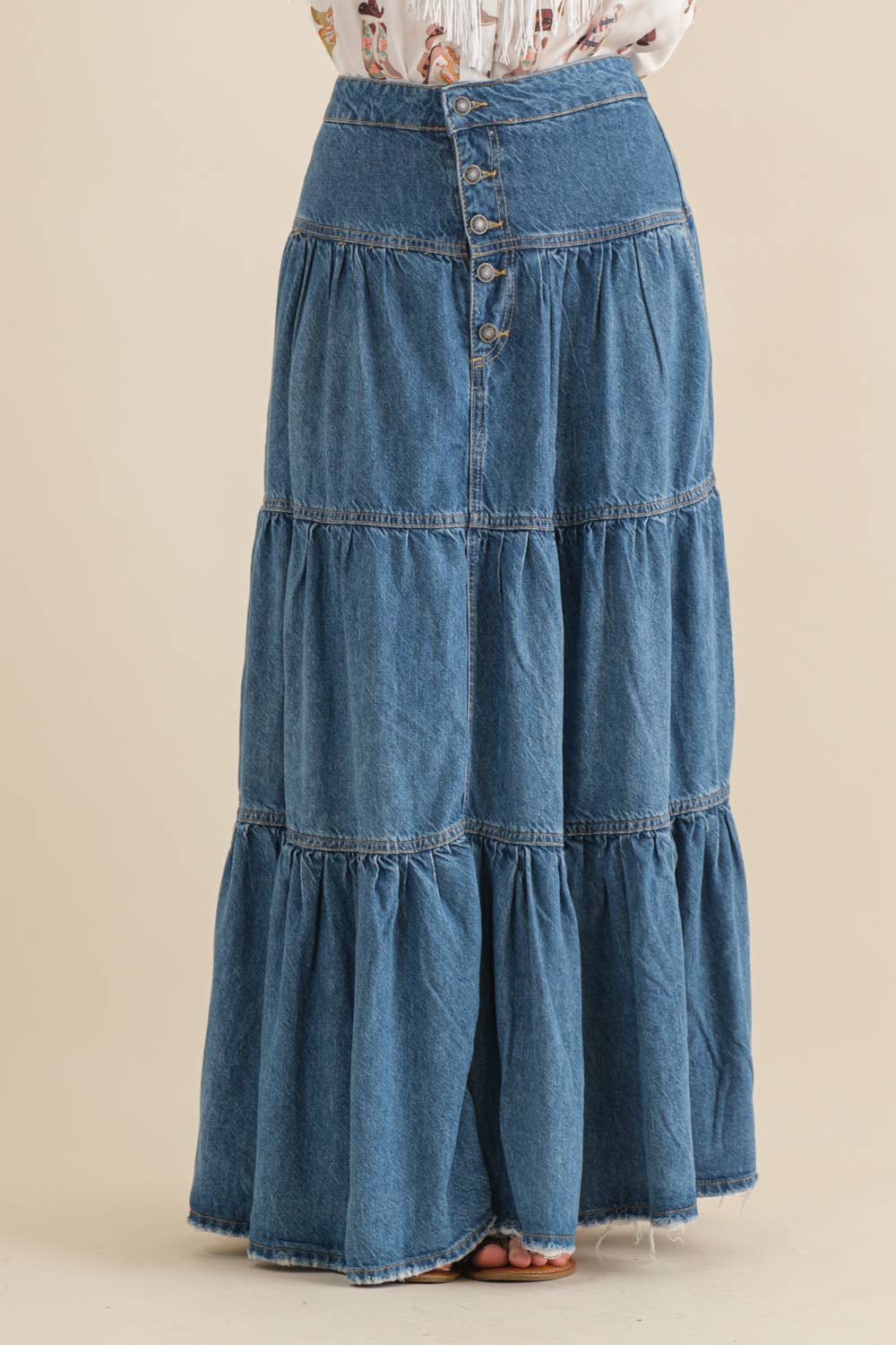 Romance Denim Skirt