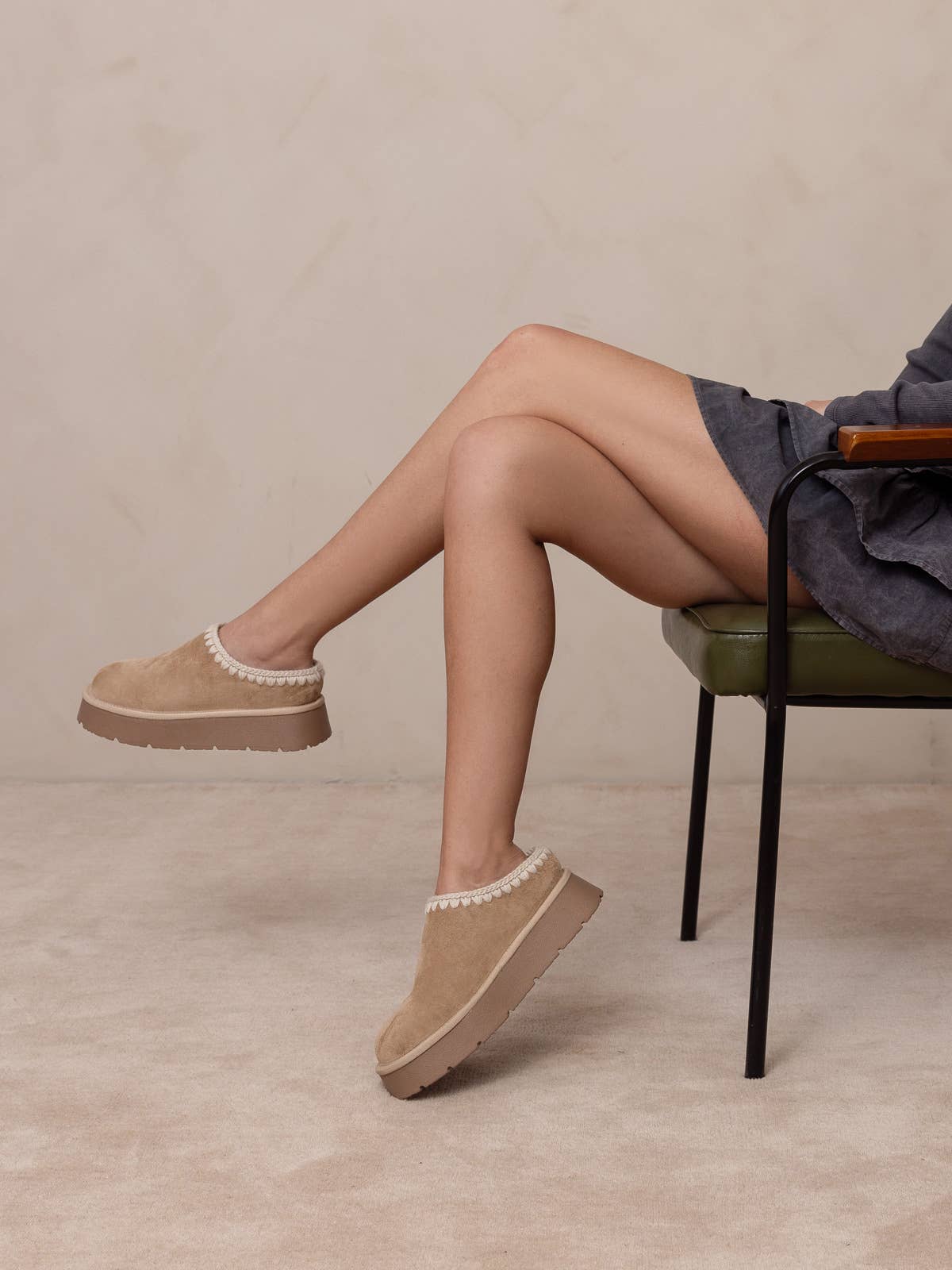The Brandi Platform Mule Slipper