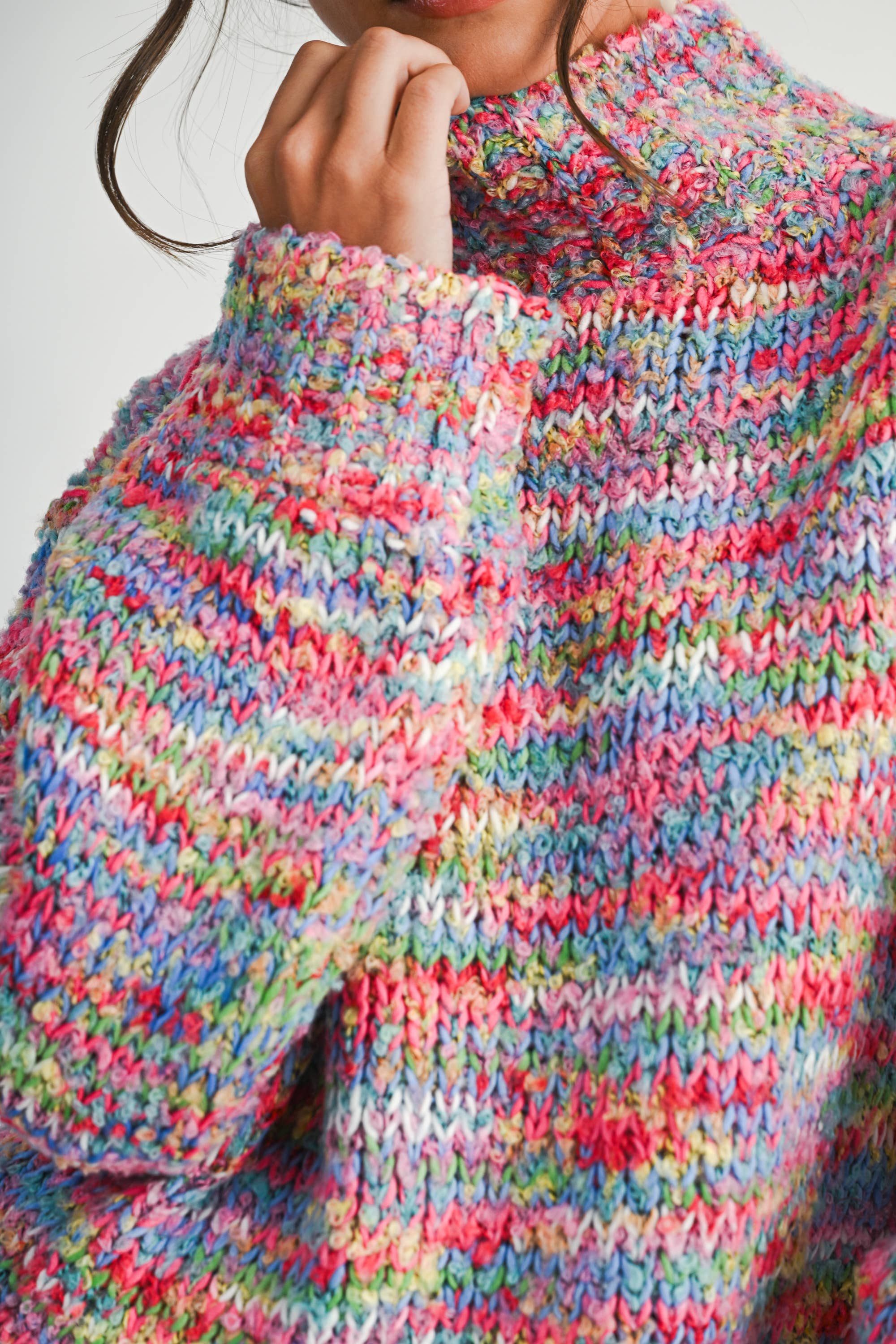 Confetti Turtleneck Sweater