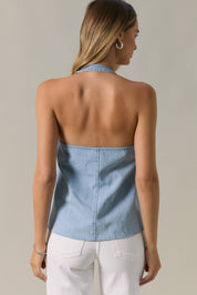 Wren Denim Halter