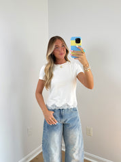 Delany Lace Trim Top