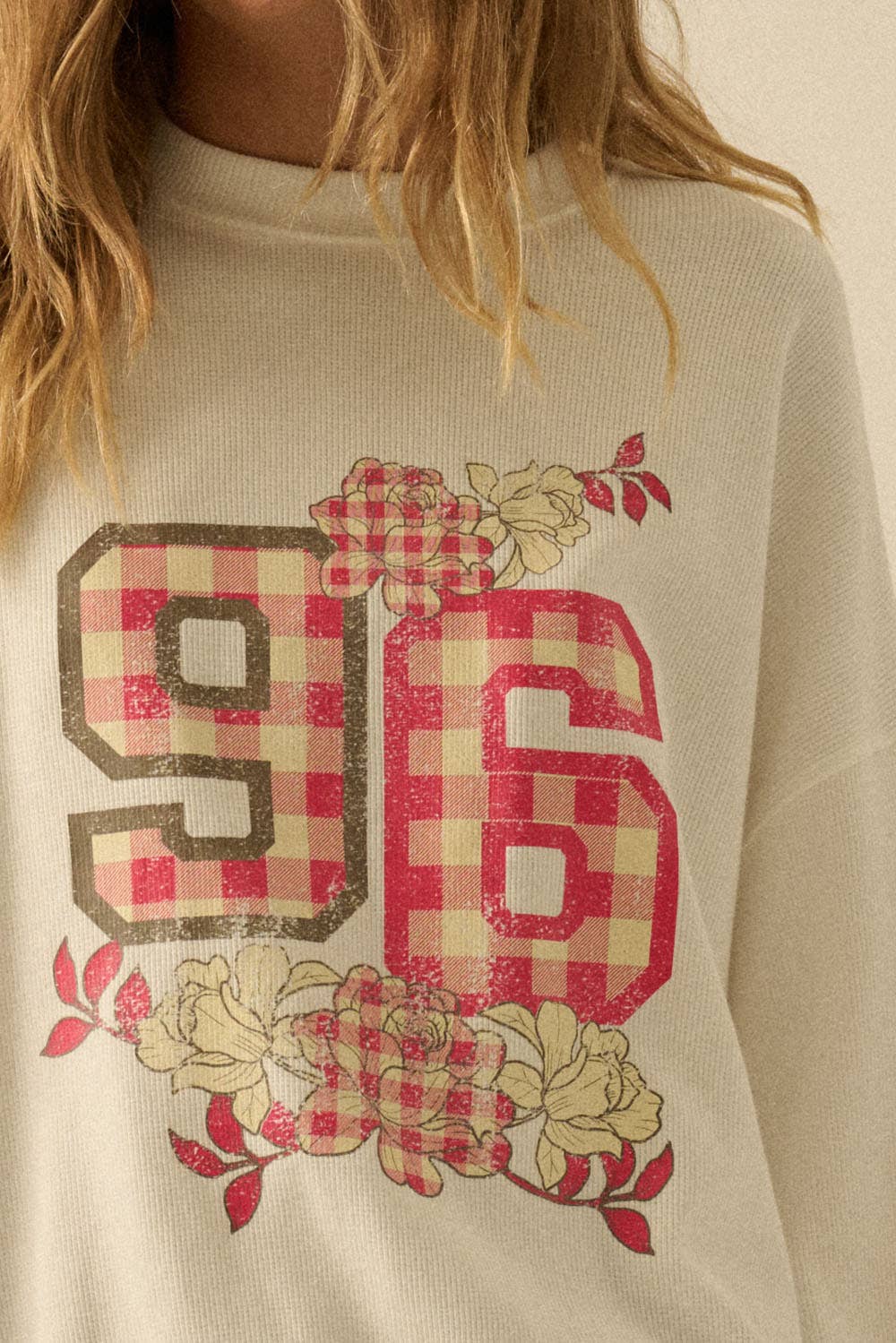 Cutest On Campus Thermal Graphic Top