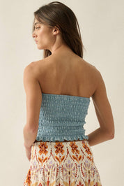 Denim Skies Tube Top