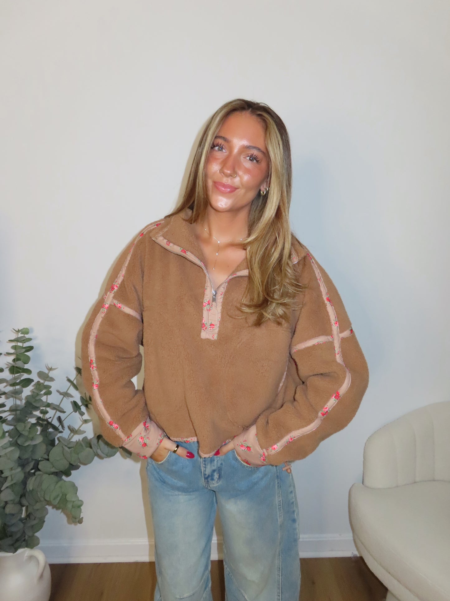 Cottage Days Sherpa Pullover