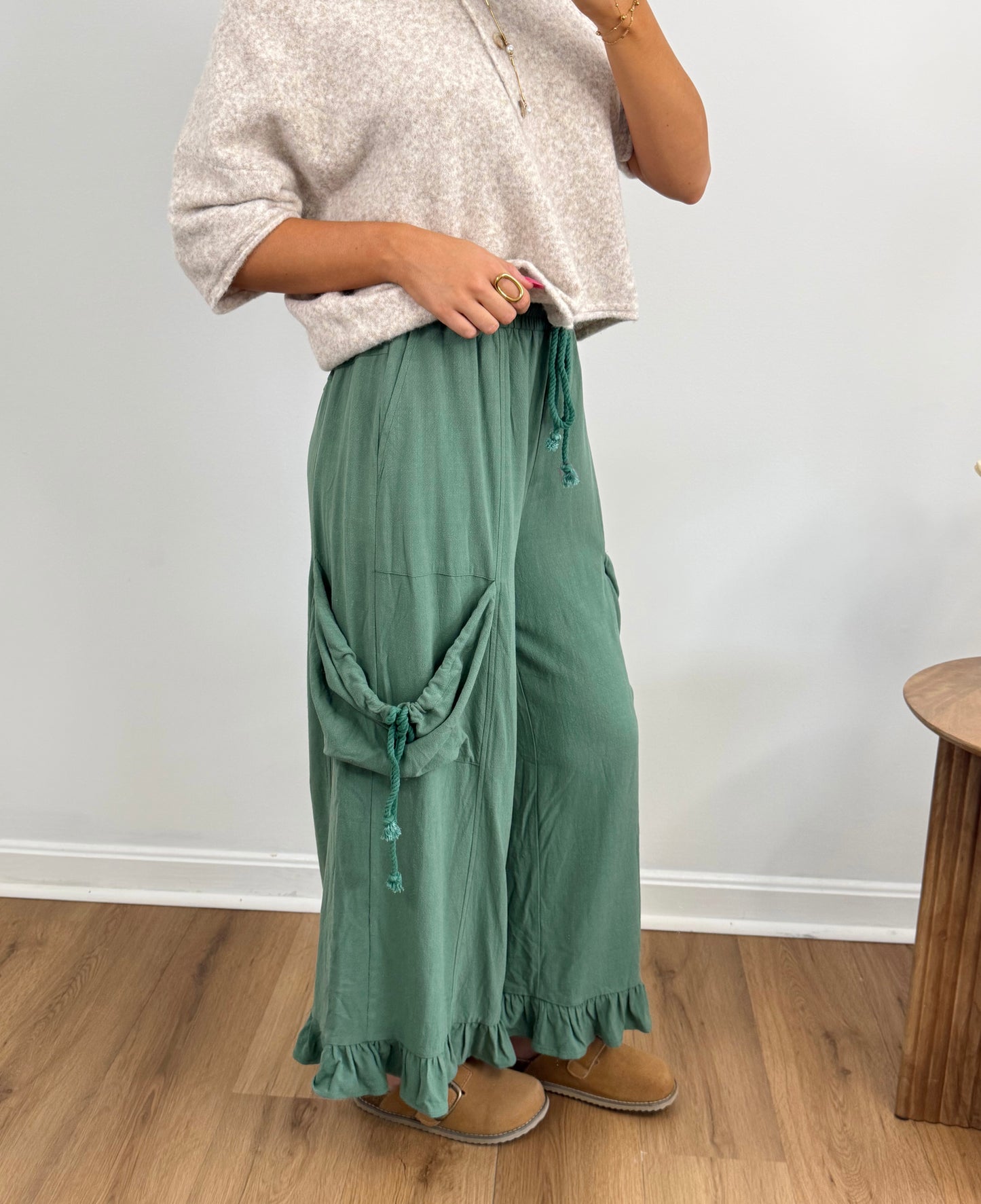 Just Bloom Pants- GREEN