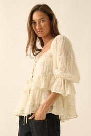 Brinley Tie-Front Blouse