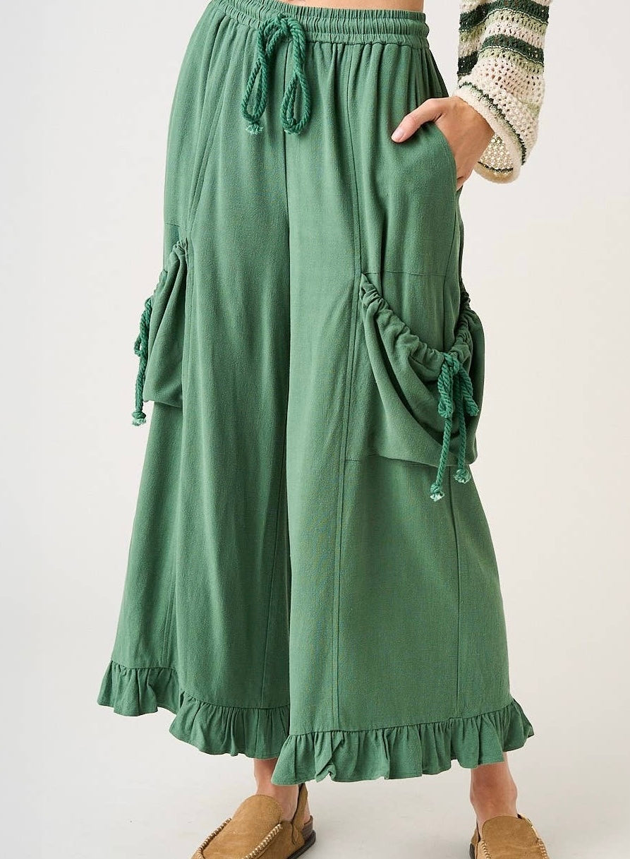 Just Bloom Pants- GREEN