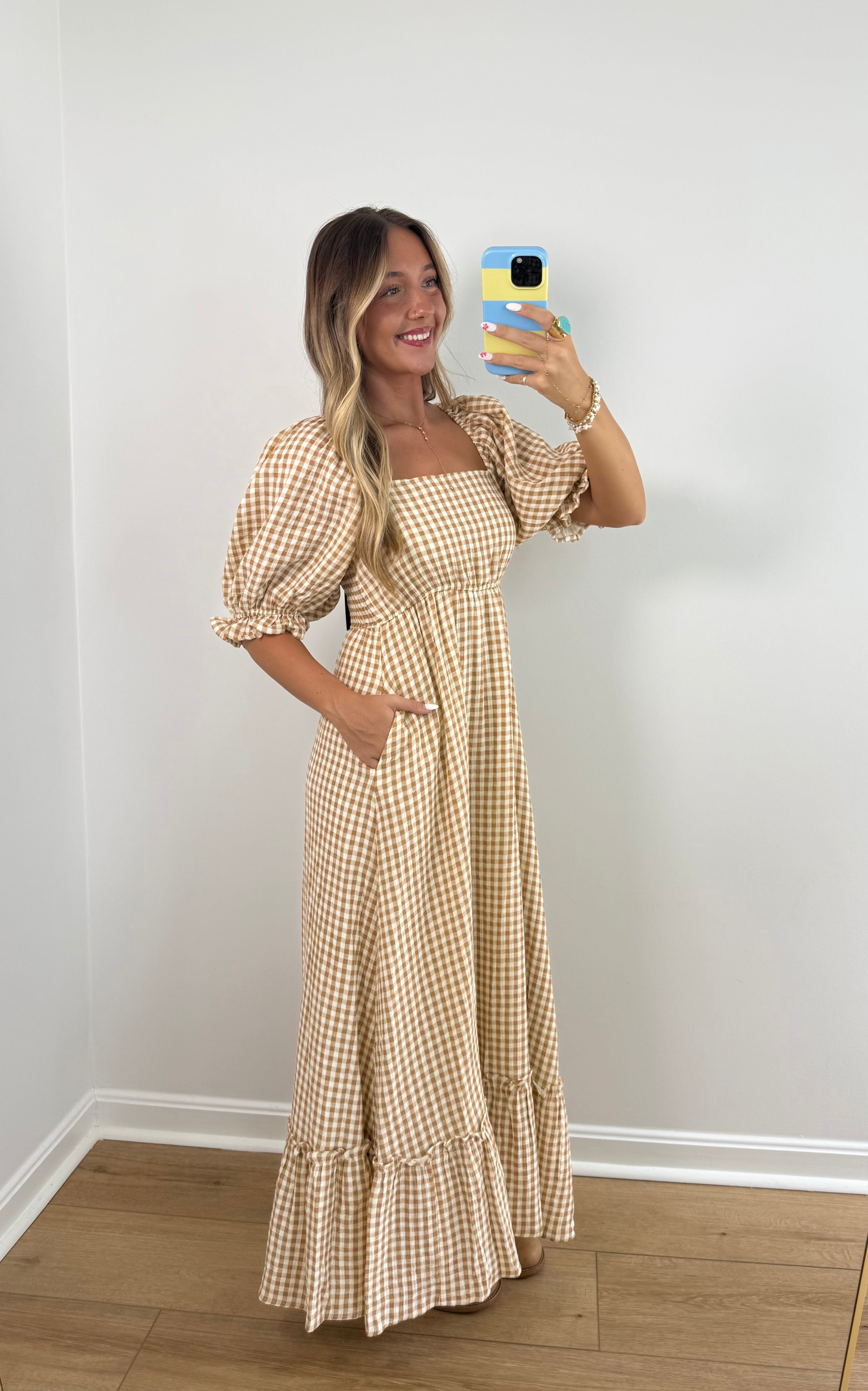 Autumn Stroll Maxi Dress