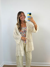 Wander Open Knit Cardigan
