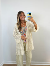 Wander Open Knit Cardigan