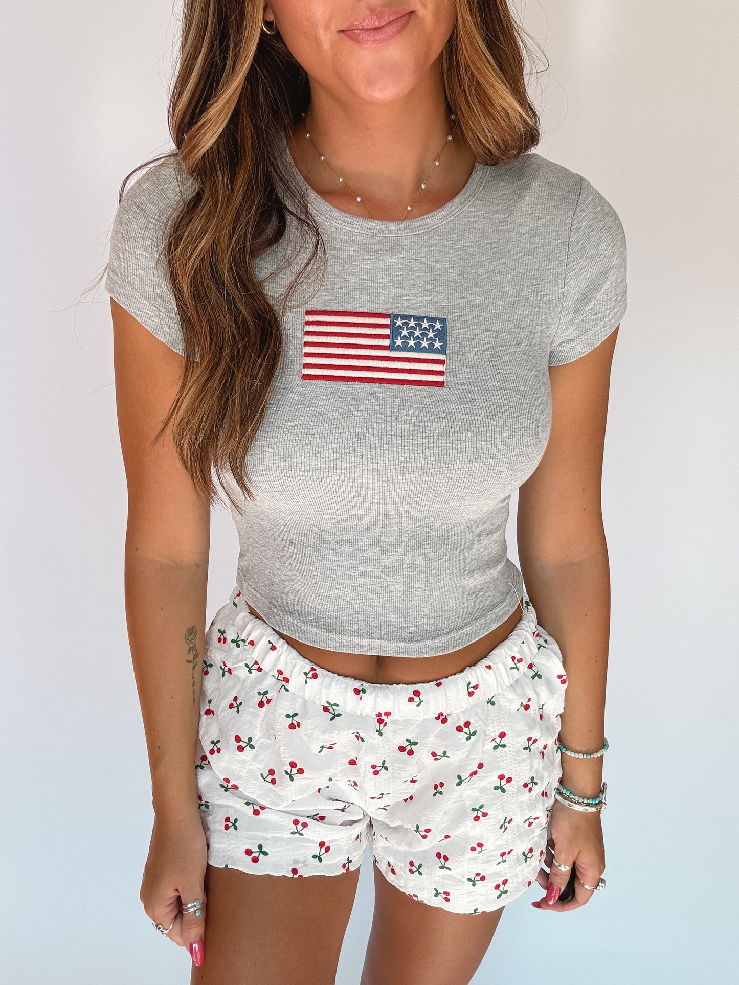 America baby tee