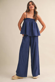 Navy Eyelet Set