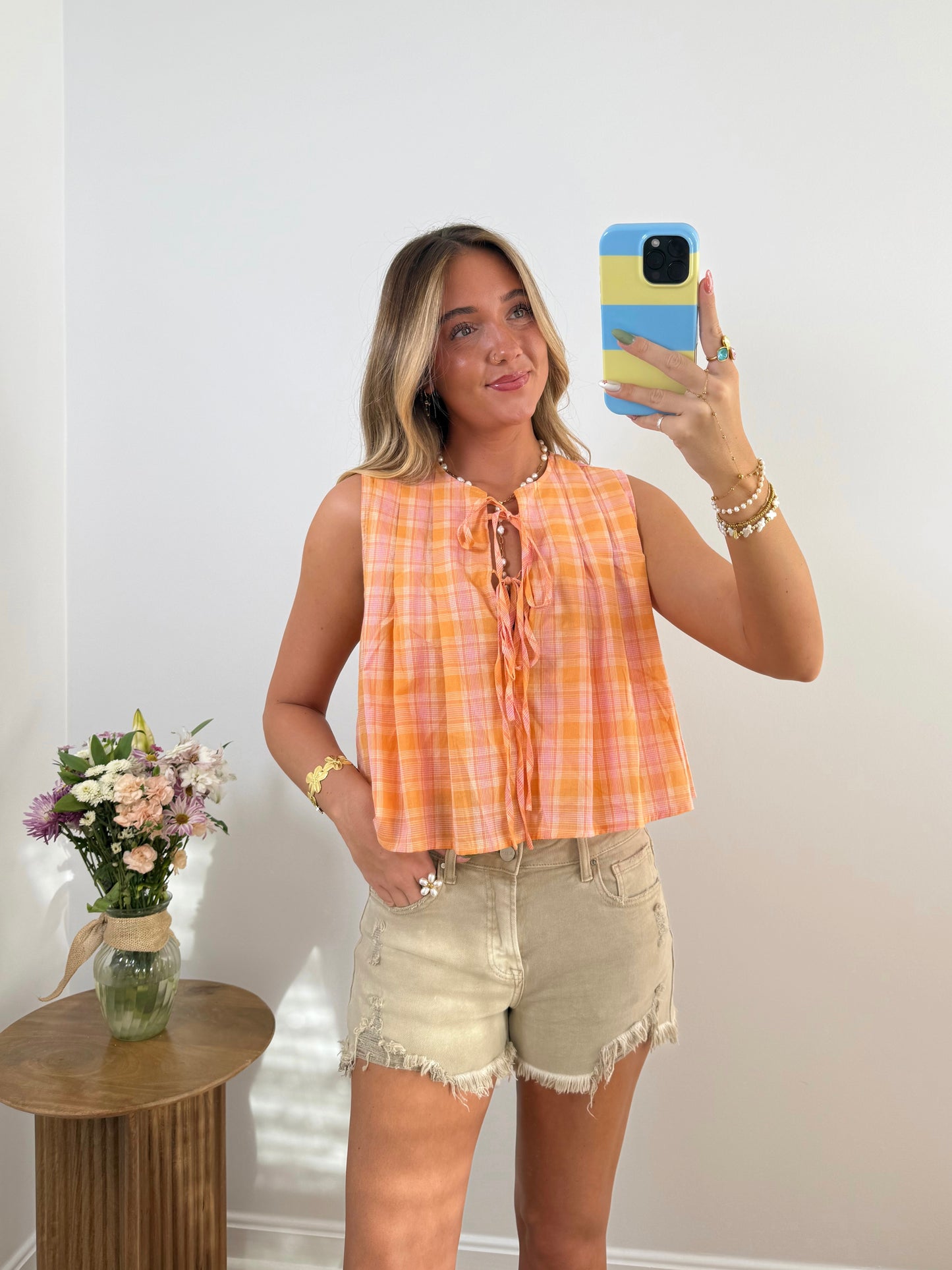 Starburst Tie Fromt Top