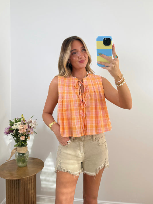 Starburst Tie Fromt Top