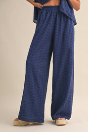 Navy Eyelet Set