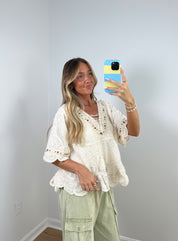 Flora Beaded Blouse