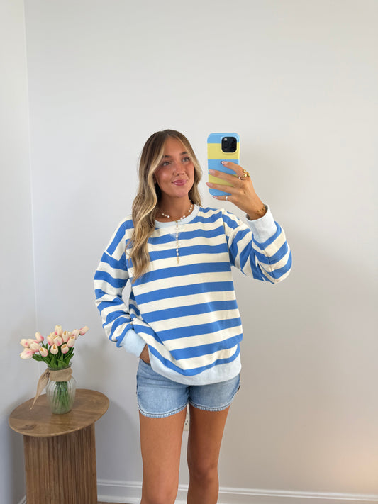 Harbor Stripe Pullover