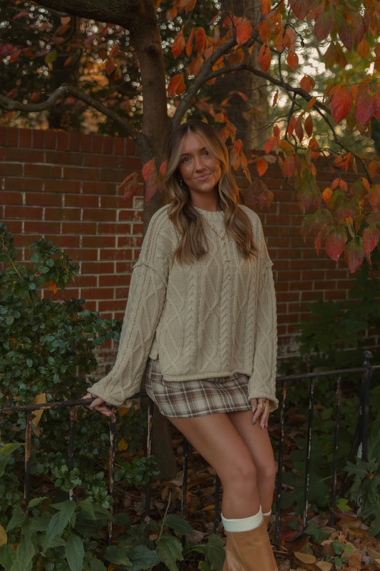 Haven Cable Knit Sweater