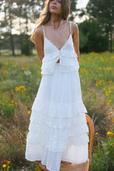 Countryside Eyelet Maxi Skirt