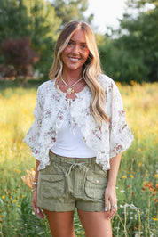 Wildflower Tie Top