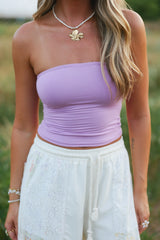 Lavender Tube Top