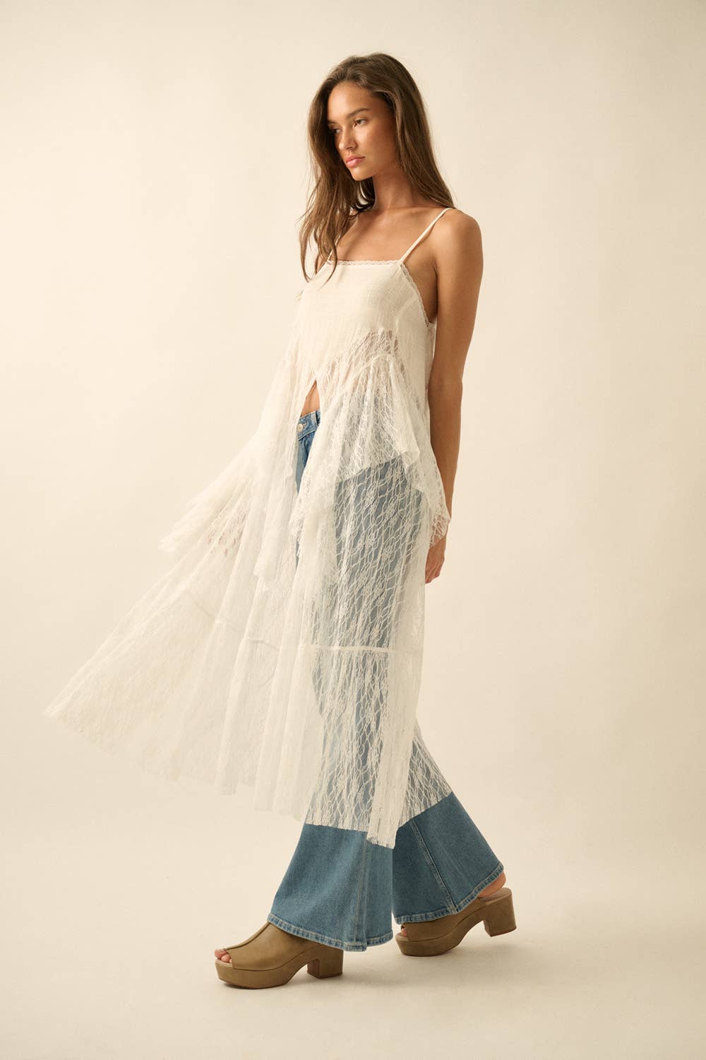 Freebird Lace Maxi Top