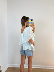 Ever After Blouse-Blue