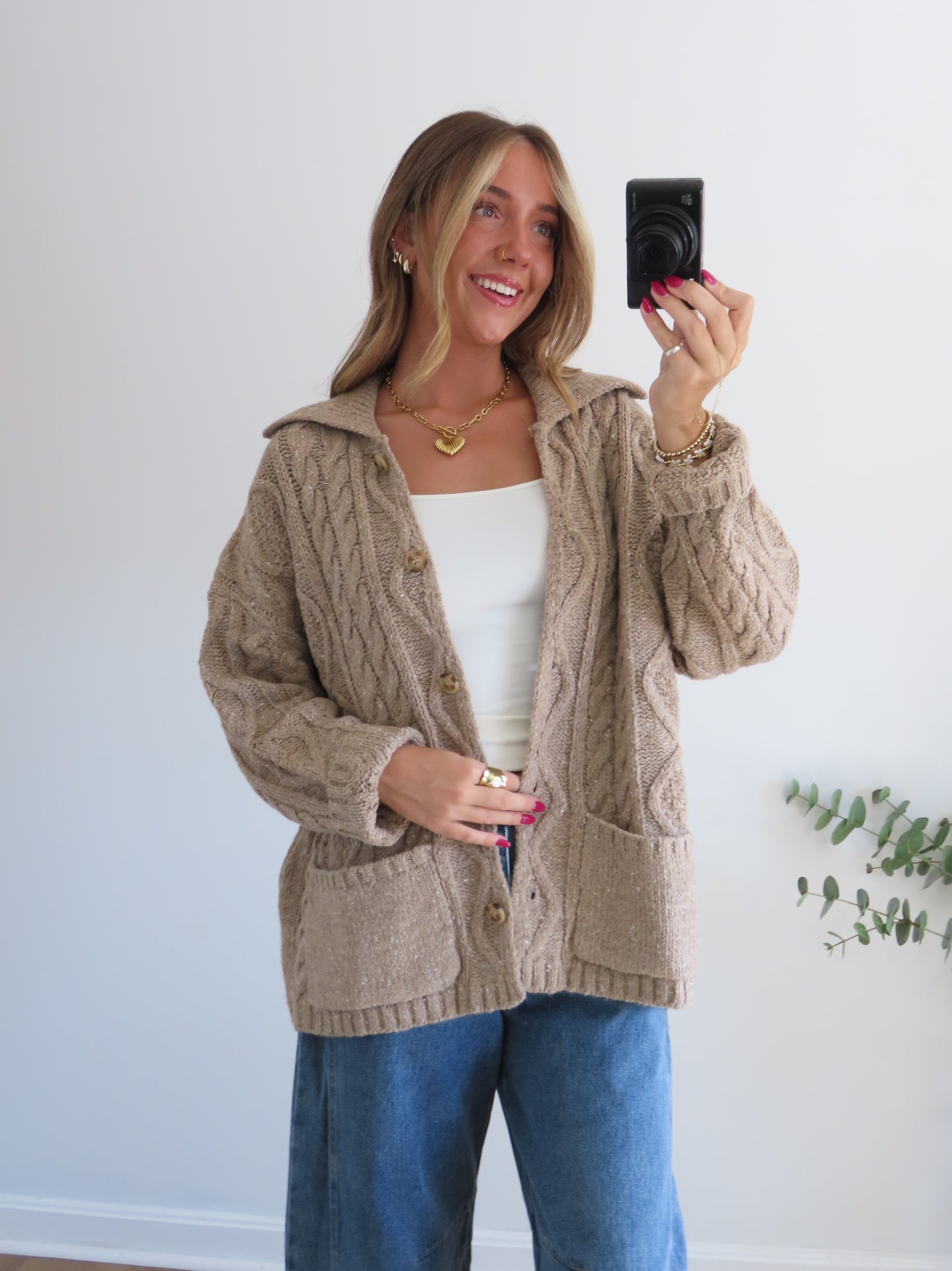 Homestead Cable Knit Cardigan (PREORDER NOV)