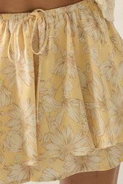 Buttercup Breeze Satin Skort