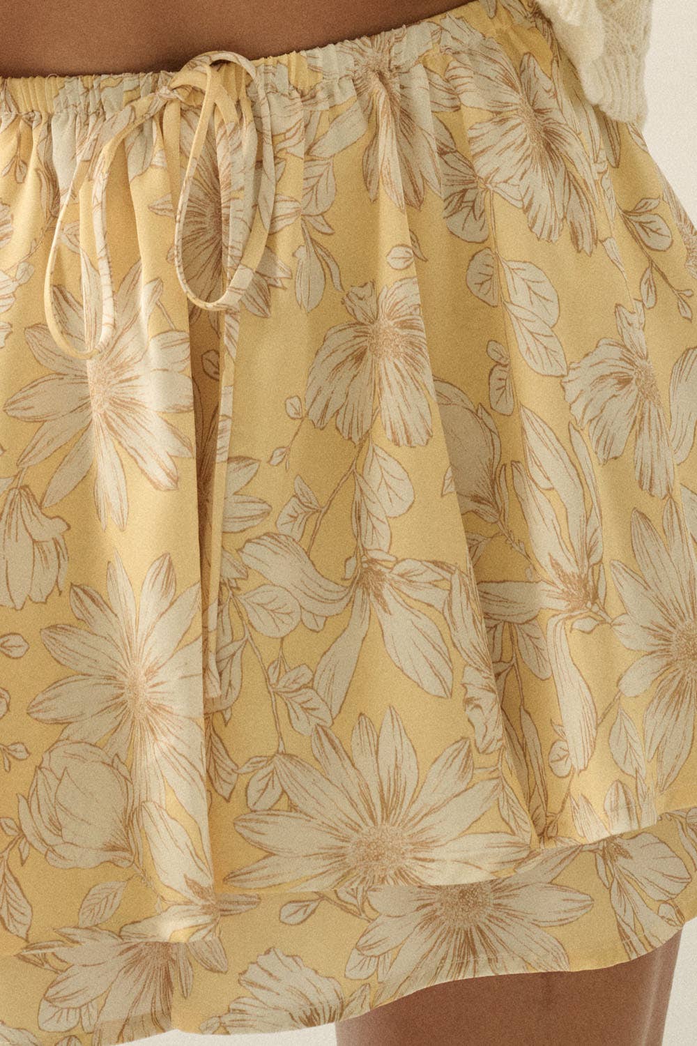 Buttercup Breeze Satin Skort