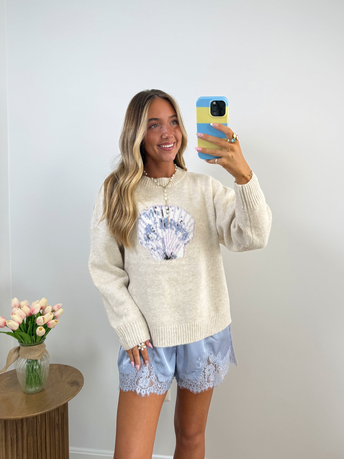 Seaside Shell Sweater