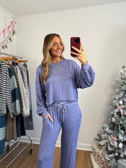 Polka Dot Crewneck Top