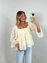 Brinley Tie-Front Blouse
