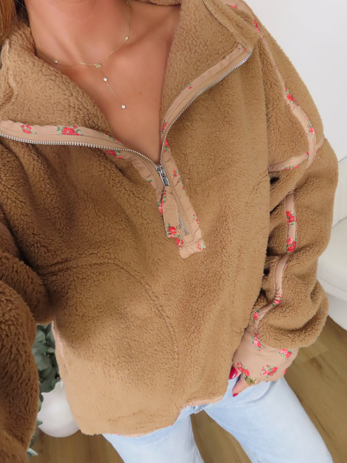 Cottage Days Sherpa Pullover