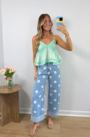 Delilah Tank- Mint