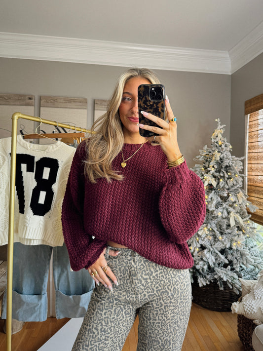 Cranberry Sweater